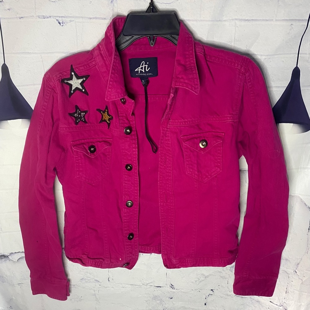 Y2K Pink Denim jacket